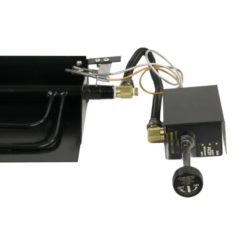 Rasmussen 24" Flaming Ember Vented Burner and Grate Hearth Kit