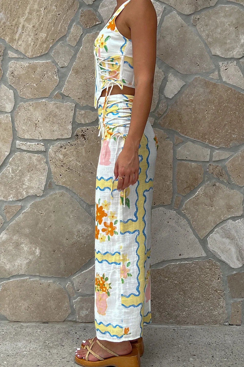 SAMPLE-Taleah Skirt - Flower Pots