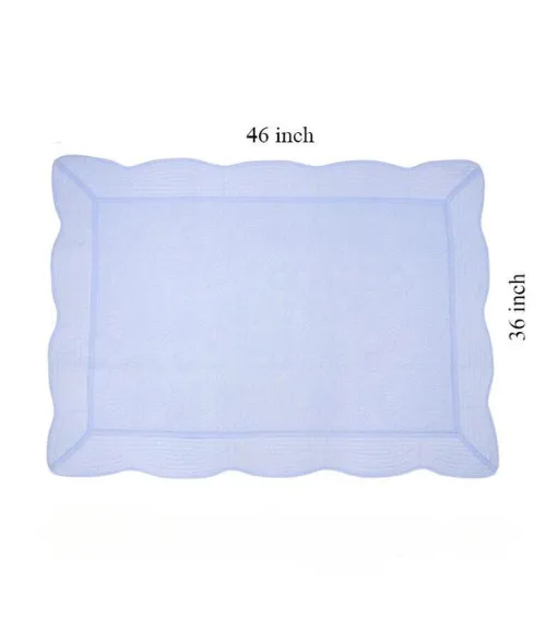 Scallop Edge Baby Quilt