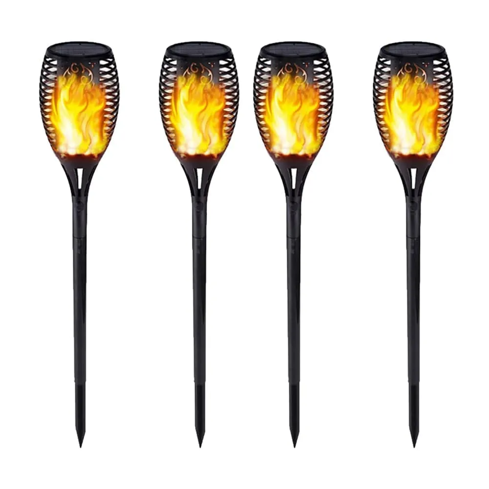 Solar Flame Torch Lights: Dancing Flames for a Magical Outdoor Oasis