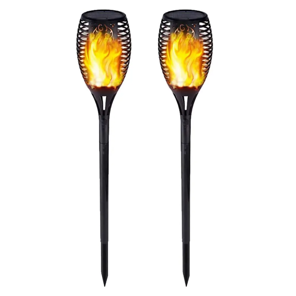 Solar Flame Torch Lights: Dancing Flames for a Magical Outdoor Oasis