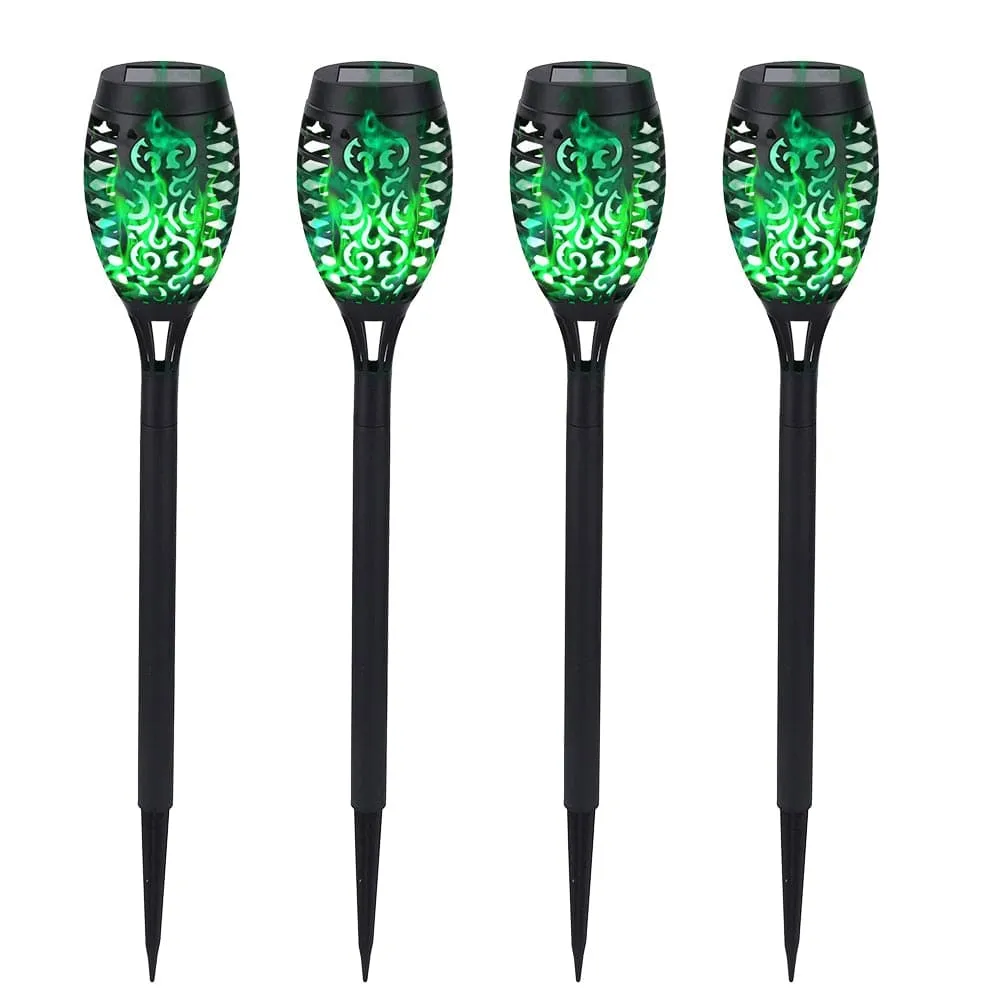 Solar Flame Torch Lights: Dancing Flames for a Magical Outdoor Oasis