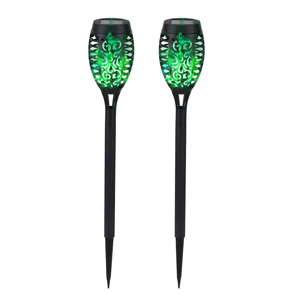 Solar Flame Torch Lights: Dancing Flames for a Magical Outdoor Oasis