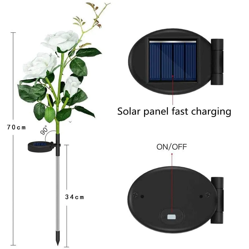 Solar Sunflowers & Rose Lights: Bring Beauty & Brightness to Your Home & Garden!