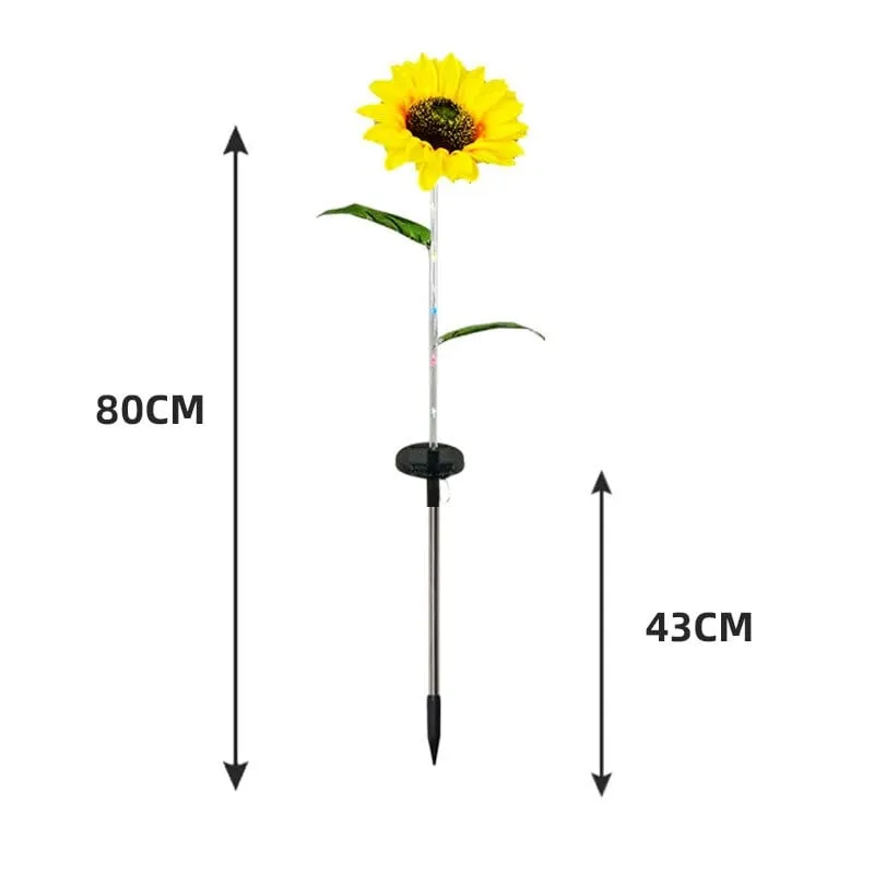 Solar Sunflowers & Rose Lights: Bring Beauty & Brightness to Your Home & Garden!