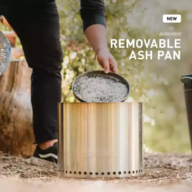 Solo Stove Stainless Steel Ranger Essential Bundle 2.0 - Portable &amp; "Smokeless"