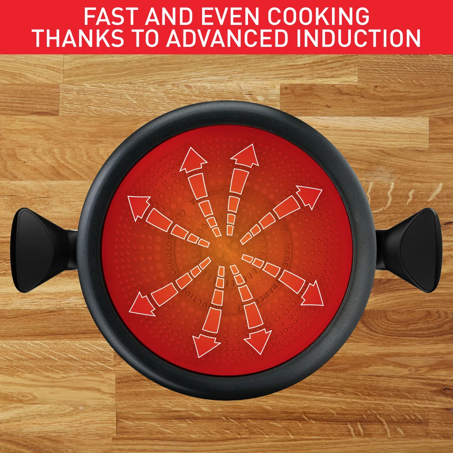 Tefal React Induction Non-Stick Stewpot   Lid 24cm/4.5L