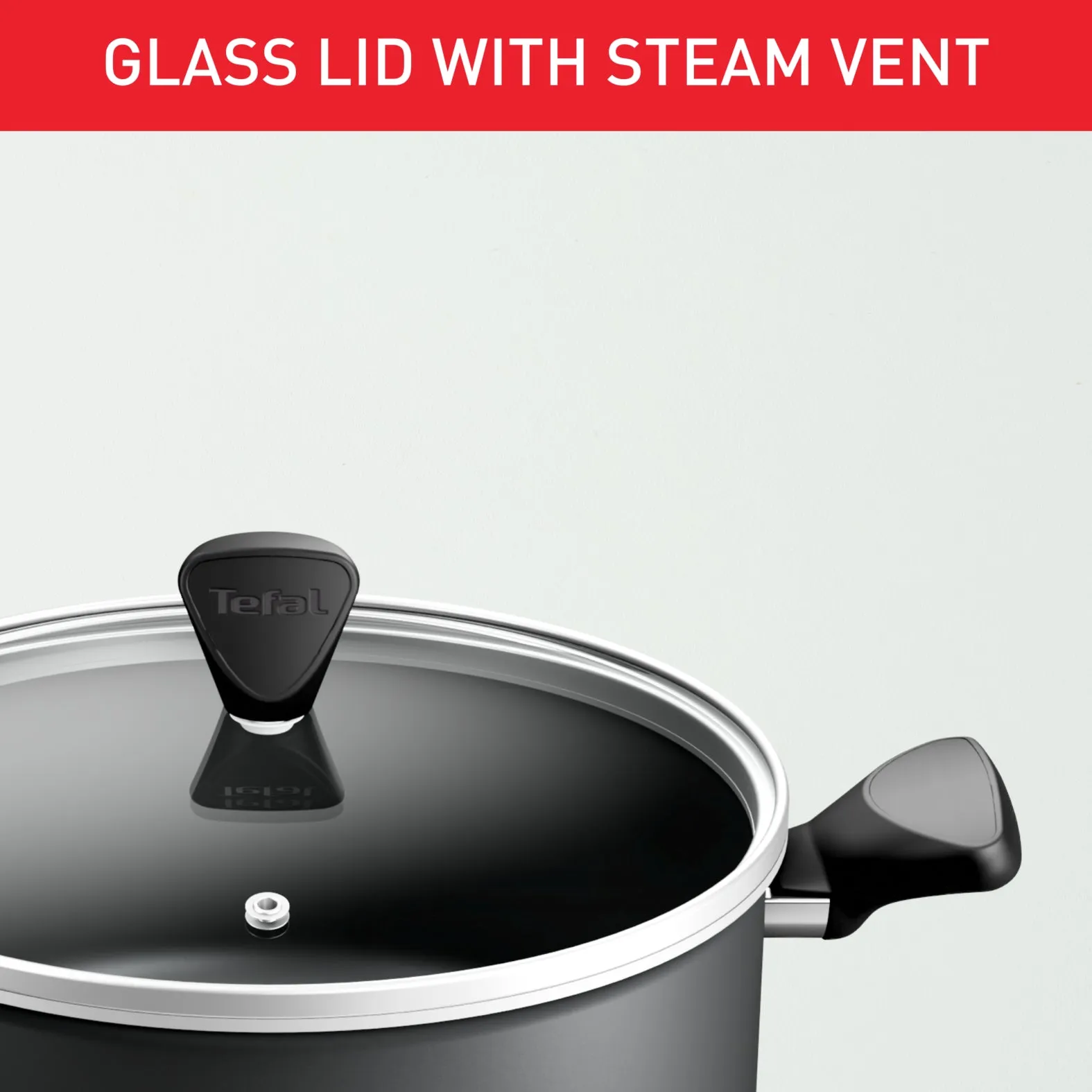 Tefal React Induction Non-Stick Stewpot   Lid 24cm/4.5L