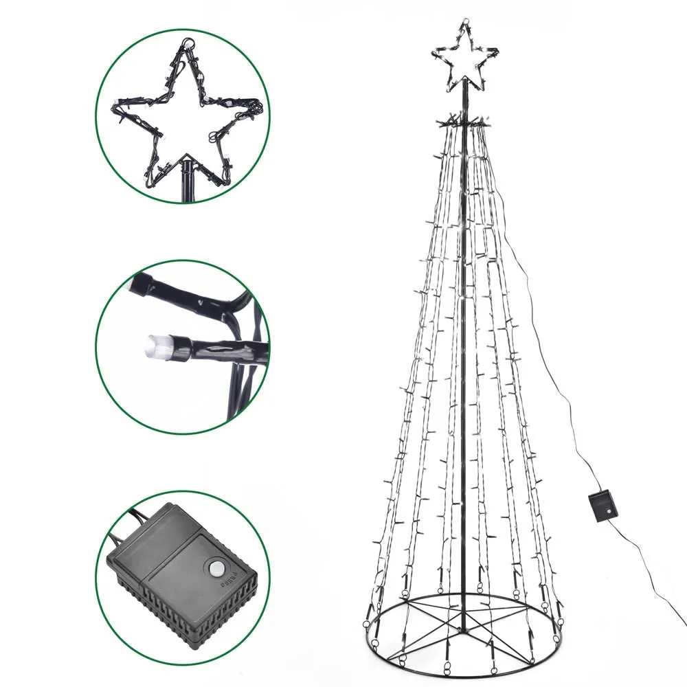 TheLAShop Multicolor Light Show Christmas Tree APP Control