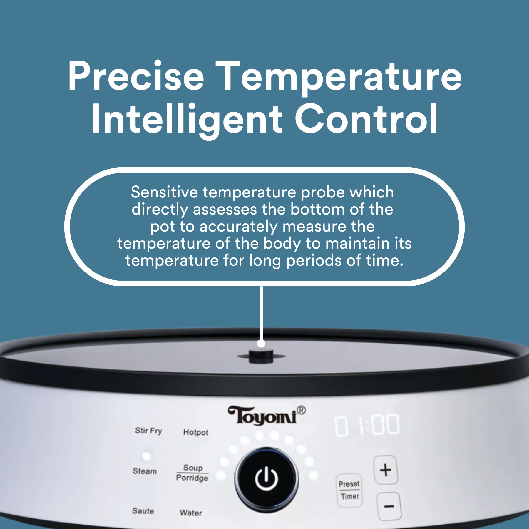 TOYOMI Precise Temperature Intelligent Control Induction Cooker IH 03J02
