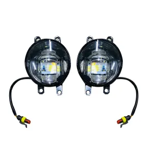 Toyota Vitz DLAA Fog Lamps Bumper Light With Chrome TY496 - Model 2011-2014