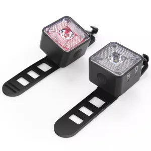 USB Rechargeable Combo Lights (Headlight/Taillight) Headlight