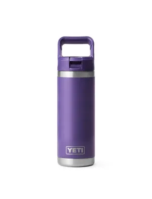 YETI Rambler 18oz Bottle w/ Straw Cap Peak Purple